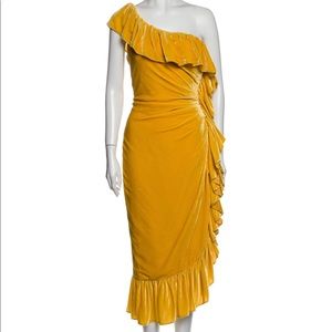 Mestiza velvet midi gown Authentic